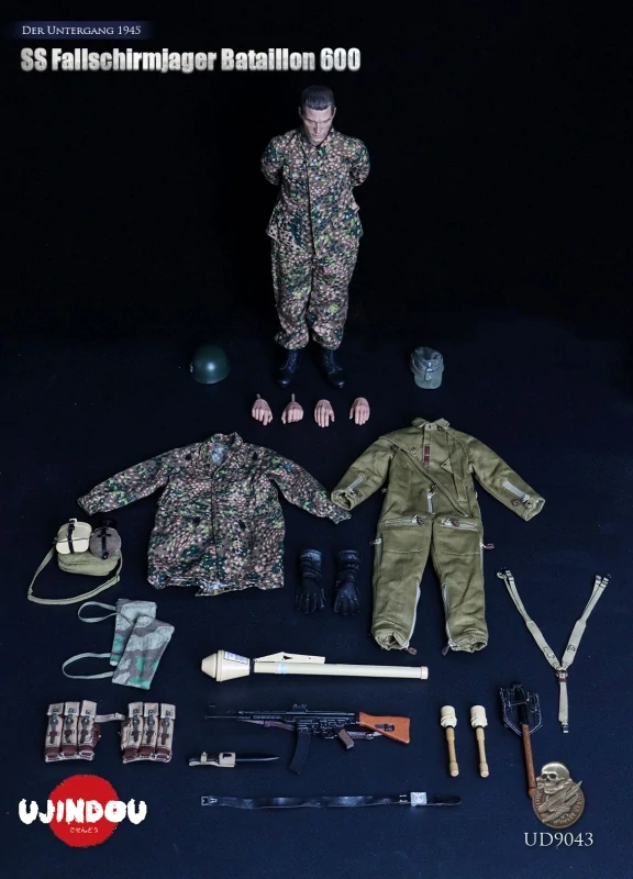 Figurka SS Fallschirmjager Bataillon 600 - Der Untergang 1945 1/6 Action Figure
