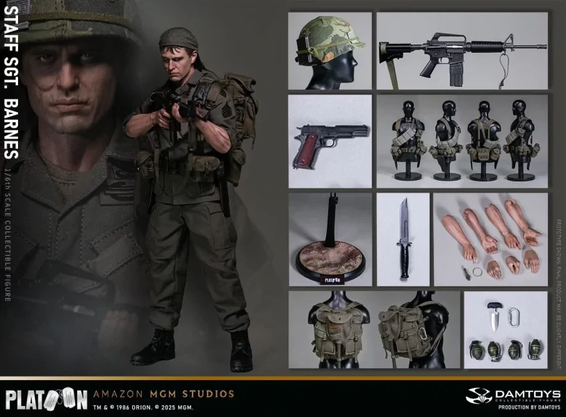 Figurka Staff Sgt. Barnes - Platoon 1/6 Action Figure