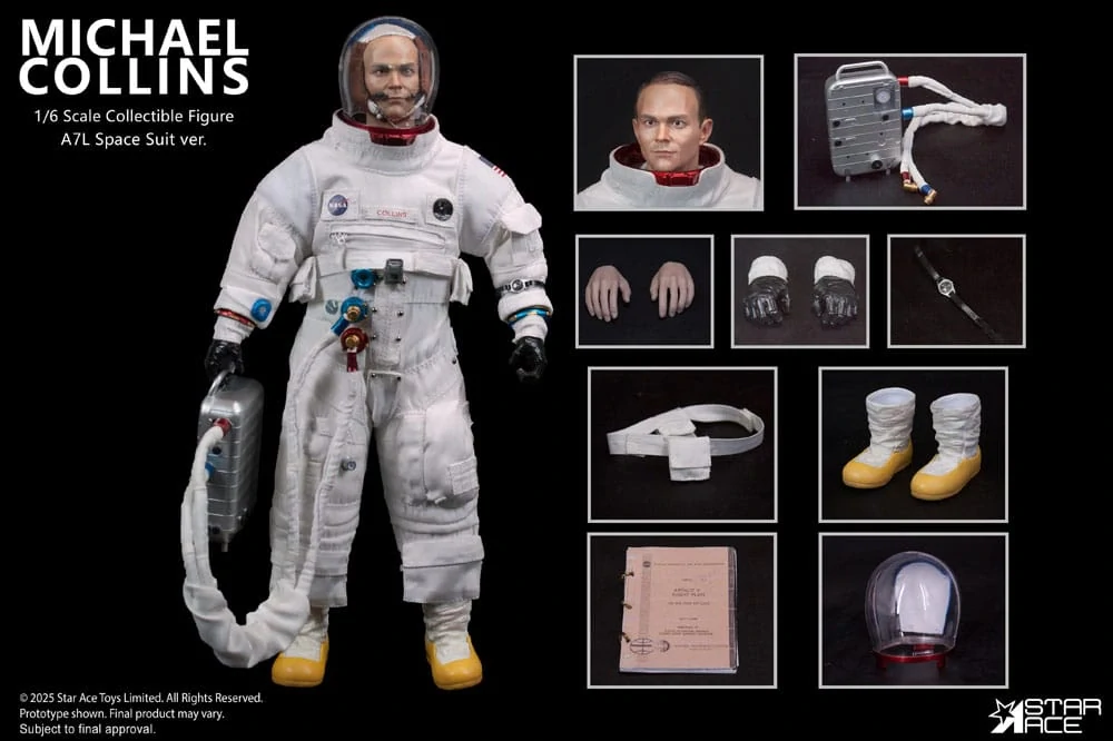 Figurka Michael Collins - NASA Apollo 11 Action Figure 1/6