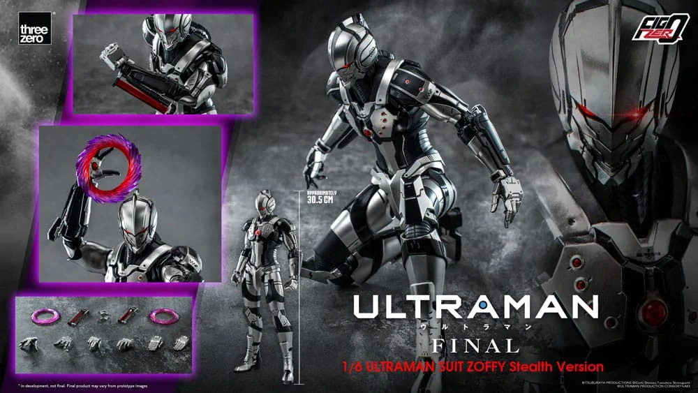 Figurka Ultraman Suit Zoffy Stealth Version - Ultraman Final FigZero Action Figure 1/6