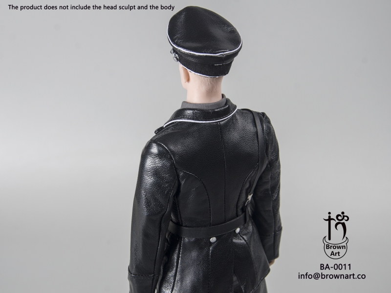 Sada oblečení pro 1/6 figurku WWII German Leather Uniform Set M36 
