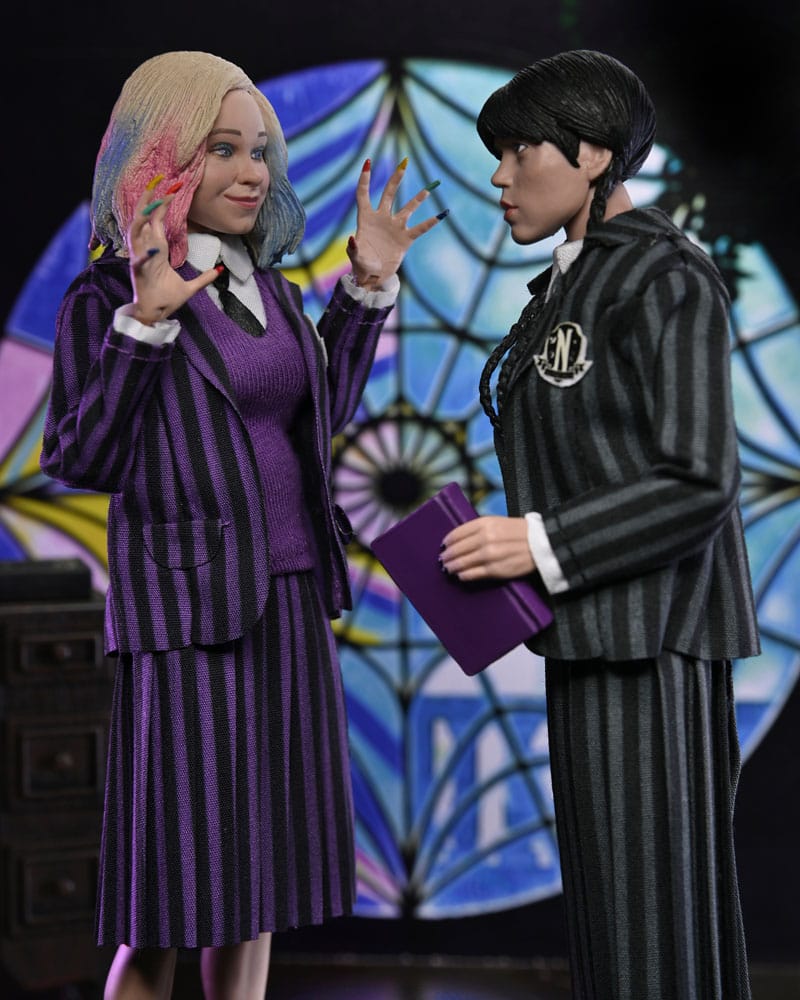 Figurka Wednesday Addams (Nevermore Uniform) and Enid - Wednesday Action Figures 2 Pack