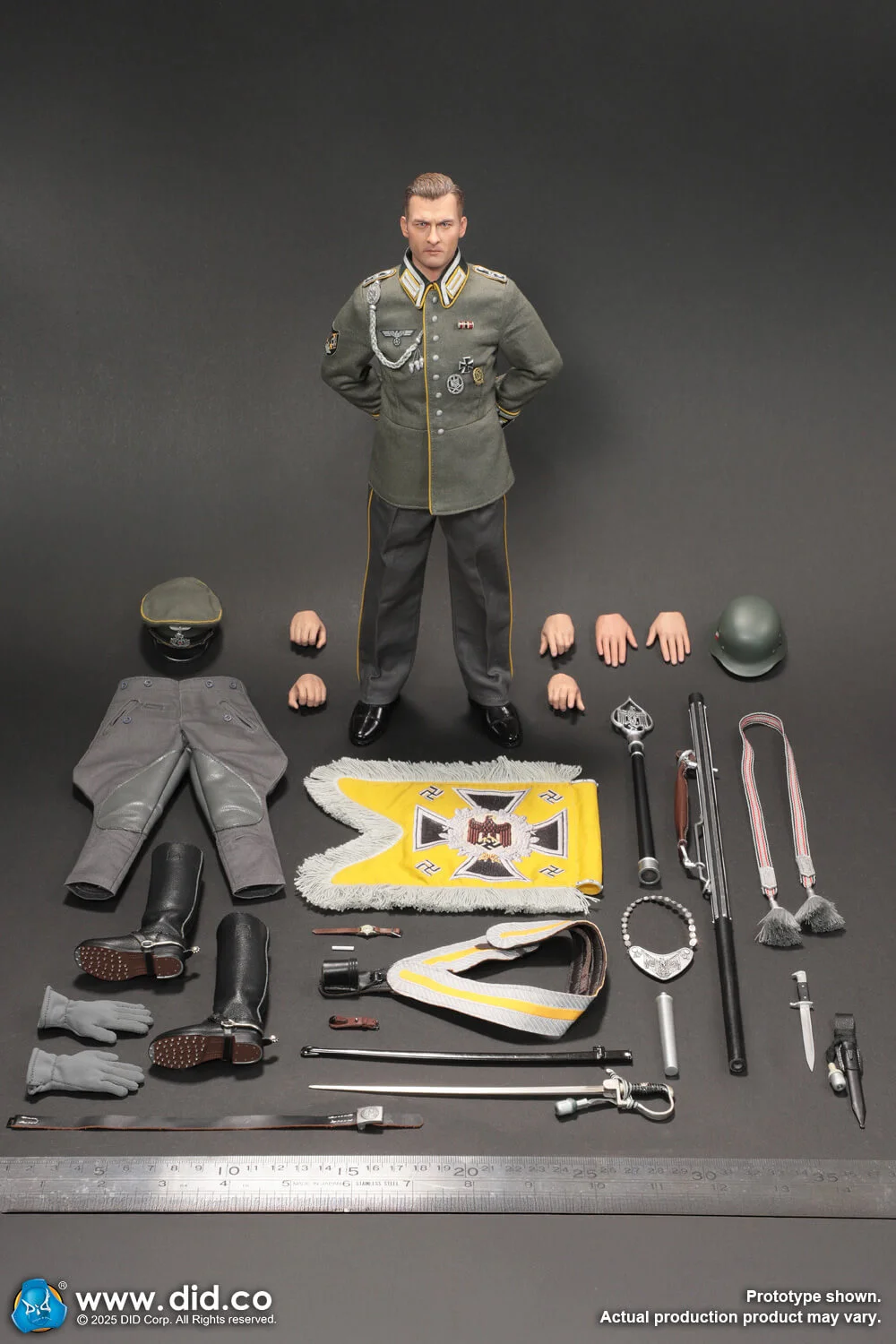 Figurka Anselm - WWII German Cavalry Standard-Bearer Action Figure 1/6