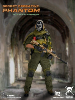 Figurka Ghost - Call of Duty (Secret Operative Phantom Modern Version) 1/6 Figure