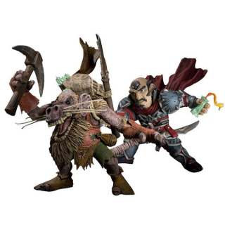 Figurky Gnome Rogue Brink Spannercrank Vs. Kobold Miner Snaggle - World of Warcraft series 8