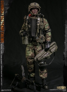 Figurka Gunnery Sergreant Crews - Marine Corps Saw Gunner Urban Warfare Exercices 1/6 Action Figure