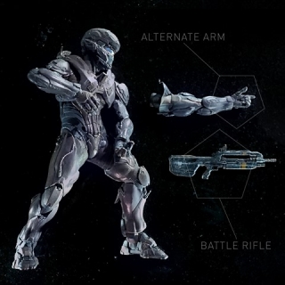 Figurka Spartan Locke - Halo 5 Guardians Deluxe Action Figure - 25 cm