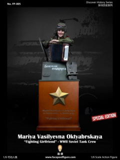 Figurka Mariya Vasilyevna Oktyabrskaya (Special Edition) - Fighting Girlfriend WWII Soviet Tank Crew 1/6 Action Figure