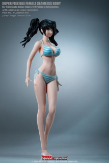 Figurka ženy Caucasian Pale Female Anime Girl Super Flexible Seamless 1/6 Body (Large Bust) 