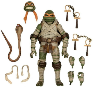 Figurka Michelangelo as The Mummy - Universal Monsters x Teenage Mutant Ninja Turtles Action Figure