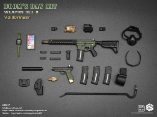 Sada zbraní s výstrojí Doom's Day Kit Weapon Set V Voidbringer (Black)