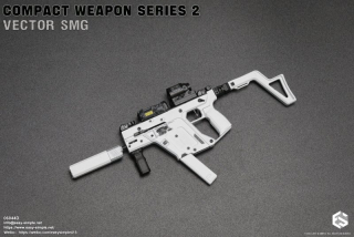 Zbraň pro 1/6 figurky Special Forces Weapon Set C Elite Units LVAW (White)