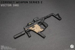 Zbraň pro 1/6 figurky Special Forces Weapon Set C Elite Units LVAW (Black)