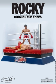 Soška Rocky Over Drago Through The Ropes 1/10 Statue