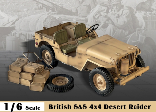 Automobil British SAS 4x4 Desert Raider 1/6