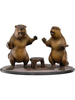 Soška Mr. & Mrs. Beaver - Chronicles Of Narnia - Letopisy Narnie - Neca